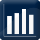 marketing bar graph icon