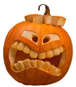 Frustrated Halloween Pumpkin